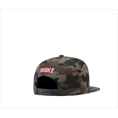 Chapeau de camouflage hip hop avec casquette brodée