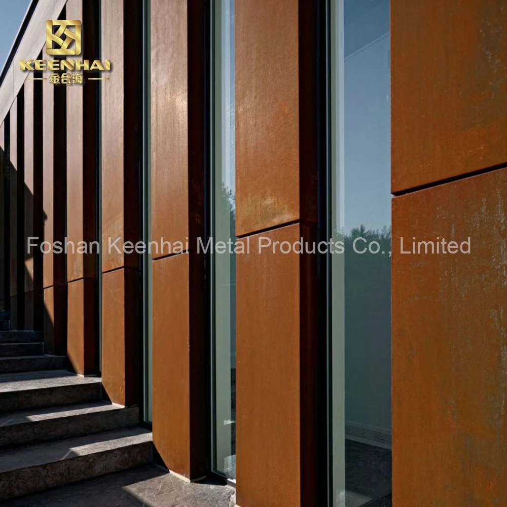 Anti Corrosion Outdoor Building Material Corten Steel Fence (KH-CS-55)