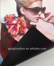 Frontlit banner black back