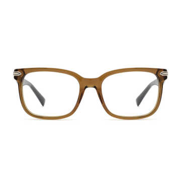 Cheap Ready Stock Full Rim Rectangle Acetate Tortoise Temples Eyewears