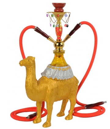 China factory wholesale top quality animal shaped hookah resin hookah narguile shisha camel hookah