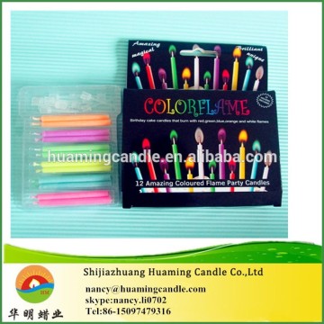 various color sprial candles/sprial birthday stick candle