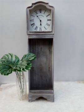 Long Antique Wooden Clock