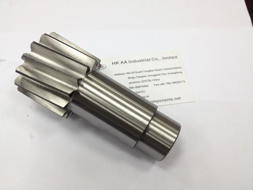 Precision Machined Hardened Steel Hydraulic Pumps Drive Shaft, Pump Drive Gear Shaft