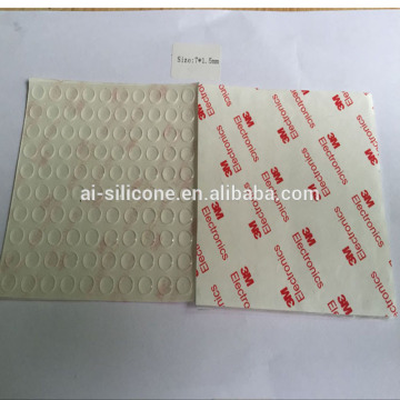 clear adhesive silicone dots