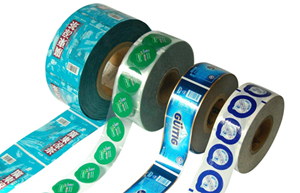 Plastic Roll Print 12 colors Label