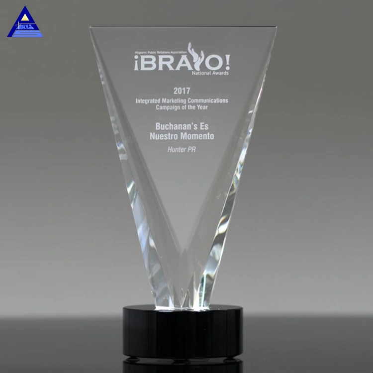 Cheap Wholesale K9 Blank Crystal Trophy Awards Custom 3D Laser Engrved Crystal Glass Trophies for Business Gift