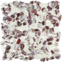 Mosaico Art Craft Multi Color Pebble Glass Mosaico