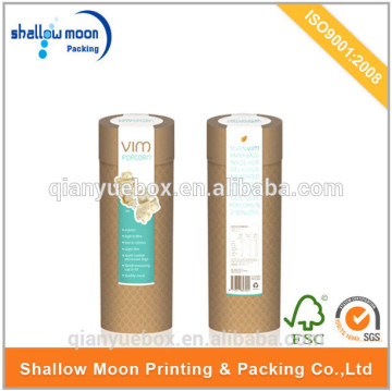 Wholesale top quality cylinder tea paper box