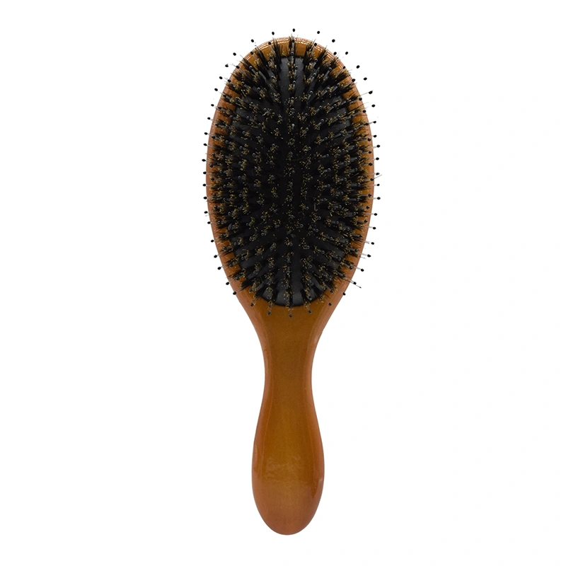 New Style Wood Colour Massage Paddle Detangling Hair Brush