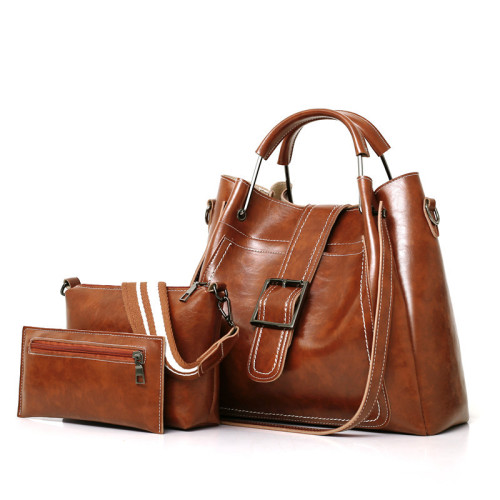 ออกแบบขายส่งของแท้ vintage tote women handbags