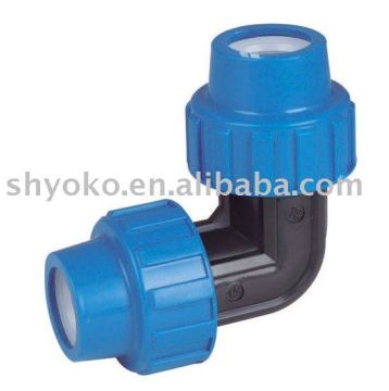 PP fitttings 90 deg elbow irrigation connectors