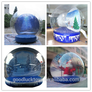 giant inflatable globe ball/inflatable snow globe