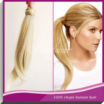 18 inch long human hair ponytail,brazilian ponytail extensions,ponytail extensions