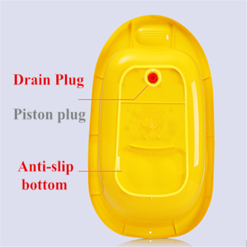 H8395 Vasca da bagno per immersione in plastica trasparente di medie dimensioni per bambini