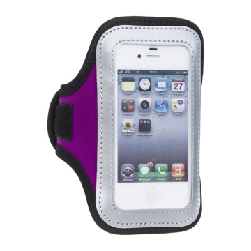 Purple Gym Sports Running Armband Case for iPhone 4S