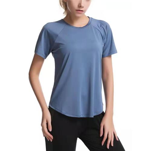 T-shirt à manches courtes à séchage rapide pour femmes Respirant