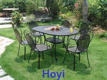Hot-selling garden metal table suits metal with reasonable pric