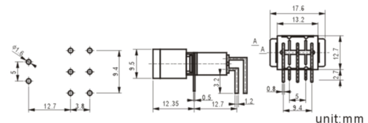 RLS-203-A3-1 rocker switch