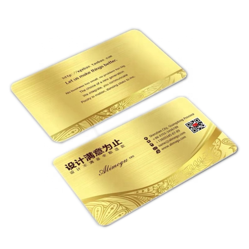 Customized printed plastic pvc business card