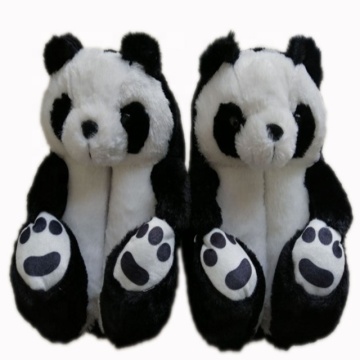 Panda Slippers: Stuffed Panda Plush Slipper for Women