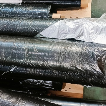 Silver and black dual-color mulch film