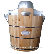 Ice Cream Maker (Original wooden bucket ice cream maker, traditional ice cream machine)