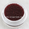 Transparente Mini Glitter Glass Seed Beads Aufkleber für Nail Art