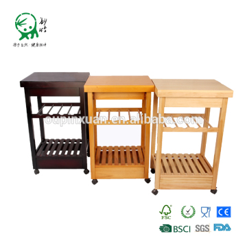Custom Wooden or Bamboo Kitchen trolley for home