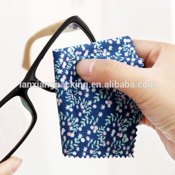 Custom Print Microfiber Glasses Cleaning Cloth