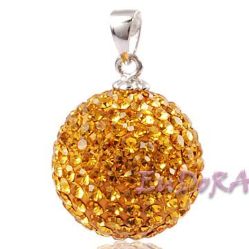 Great Polishing Delicate Sterling Silver Crystal Ball Beads