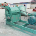 Large market with Wood pallet grinding crusher