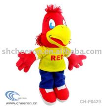 Plush Bird toy,Soft Red Bird,Stuffed Bird Mascot
