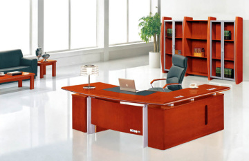 2014 Latest cherry Wood Veneer executive table, Office veneer Tables