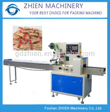 Touch screen and PLC control candy packing machine