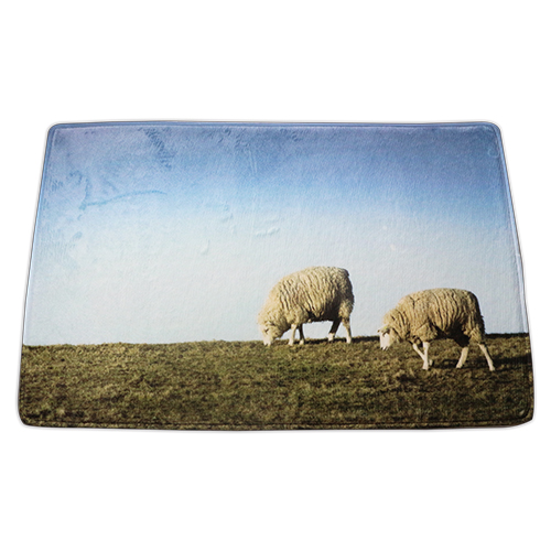 sheep PVC door mat