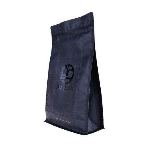 Утилизация 500G Black Coffee Bag с клапаном