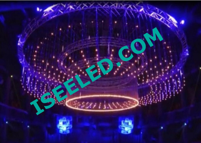 3D LED Tube Falliing Star pentru clubul de noapte