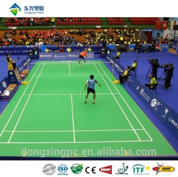 BWF certificated vinyl badminton carpet