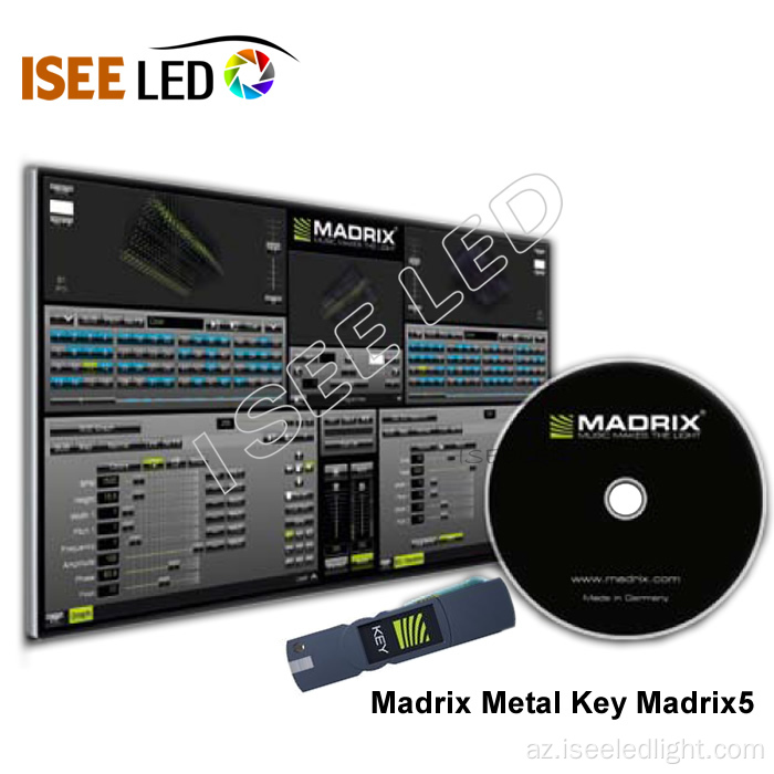 Madrix metal düyməsi Madrix 5 proqramı Ultimate