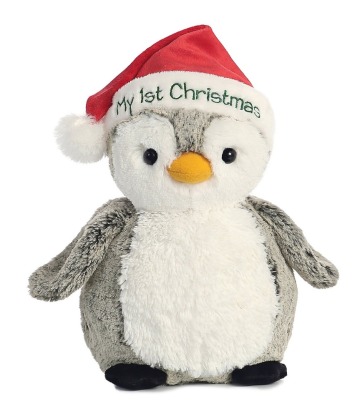 Christmas stuffed plush toy penguin , Christmas penguin soft plush toy