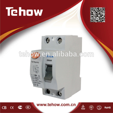 Professional manufacturer rccb rcd residual circuit breakers 2p/4p