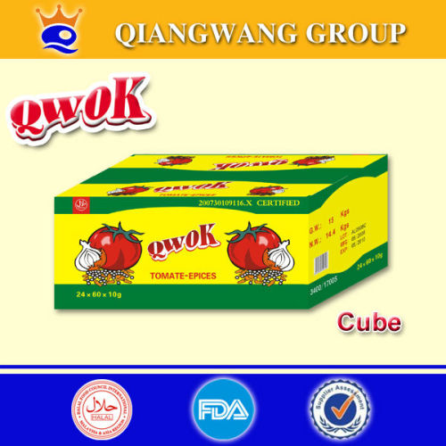 Sweet and sour flavor 10g/cube tomato flavor seasoning cube