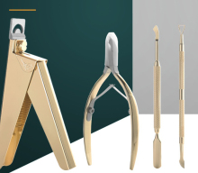 Top Quality Professional 4pcs/Set Pedicure & Manicure Luxury Nail Tool Set