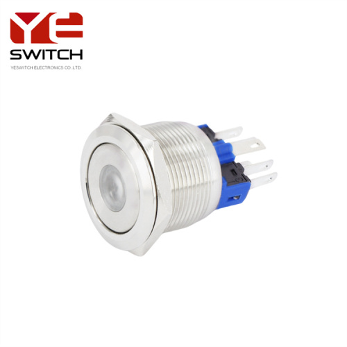 EvetWitch 22mm IP67 Mühürlü LED Metal Pushbutton Anahtarı