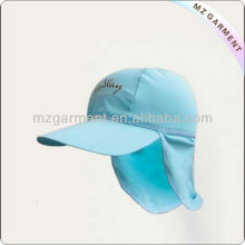 Soft peak UV neck flap hat