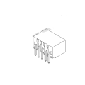 2,54 mm Pitch IDC 180 ° Wafer Connector Series DW2541R-XP-2