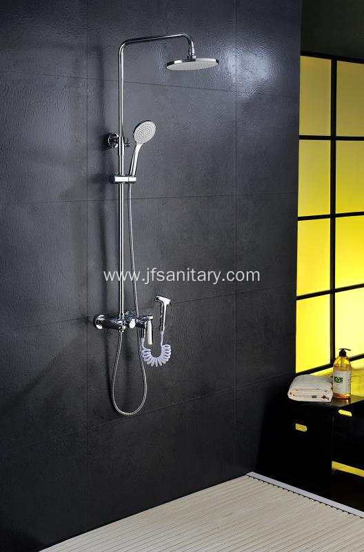 Shower Head Set With Tub Shower Kit Brass