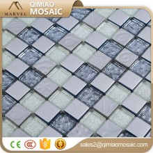 Silver Dust Mosaic Electroplated Uneven Surface Spainterior Artistic Mosaic