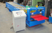 single sheet aluminum shutters door forming machine